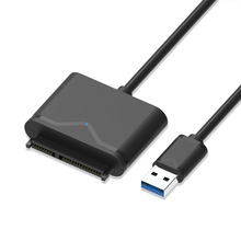 Conversor de cabo sata para usb 3.0 2.5 cabeças, conversor de cabo de transferência de alta velocidade para laptop hdd ssd 0.5m 2024 - compre barato