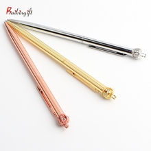 Baikingift Pens Shining Big Crown Ball Pen Metal Crystal Diamond High Quality Ballpoint pen Writing stationery Student supplies 2024 - buy cheap