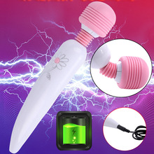 magic wand vibrator rechargeable Massager Stick solo Masturbation clit Vibrating Brush AV Orgasm Squirt Classic Mains Sex Toys 2024 - buy cheap