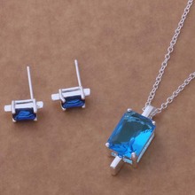 Оптовая продажа высокое качество посеребренные модные украшения ожерелье серьги WT-048 2024 - купить недорого