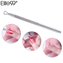 Elite99 Silver Stainless Steel Triangle Stick Rod UV Gel Polish Remover Culticle Pusher Wet Wipes Paper Pads Nail Art Tool 2024 - buy cheap