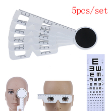 5 шт./компл., длинная ручка, окклюдер для глаз, оптометрическая линейка PD, инструмент для измерения расстояния между зрачками, офтальмологический инструмент для глаз, инструменты для больничного ухода 2024 - купить недорого