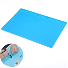 S-110 Calor-resistente BGA Estação De Solda Pistola de Calor Pad Isolamento Pad Silicone Mat Mesa Plataforma de Manutenção De Ferramentas de Reparo 2024 - compre barato