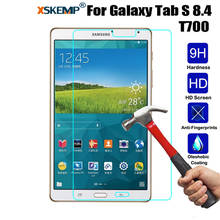 XSKEMP 9H Real Tempered Glass For Samsung Galaxy Tab S 8.4 T700 T705 Anti-Shatter Clear Tablet Screen Protector Protective Film 2024 - buy cheap