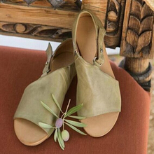 Sandálias planas sapatos femininos gladiador dedo do pé aberto fivela sandálias macias femininas casuais sapatos de praia plataforma plana 2024 - compre barato