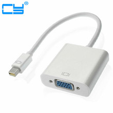 Mini DisplayPort Display Port DP To VGA адаптер кабель для Apple MacBook Air Pro iMac Mini адаптер кабель Белый 2024 - купить недорого