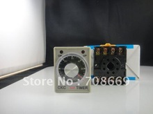 AC 110V Delay Timer Time Relay 0~60 second  AH3-3 & Base 2024 - buy cheap
