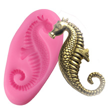 Mujiang 3D Seahorse Silicone Rubber Molds Fondant Chocolate Candy Clay Mold Kitchen Baking DIY Sugarcraft Cake Decorating Tools 2024 - buy cheap