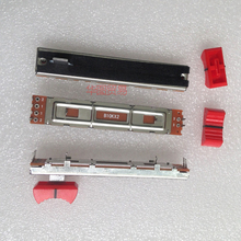 5pcs 88mm Dual SC609G B10Kx2 Mixer Slide Potentiometer Fader / B103 Dual Channel Potentiometer Handle Length 15mm 2024 - buy cheap