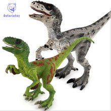 Парк Юрского периода, тираннозавр Велоцираптор Рекс, модель игрушечный пластиковый динозавр, детский подарок 2024 - купить недорого