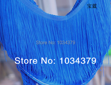 18cm 10Yards 8 Colors Latin Dance Apparel Thin Line Fringe Lace Trims Rayon DIY Manual Accessories 2024 - buy cheap