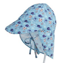 Chapéu de sol estampado para bebês, chapéu protetor uv de secagem rápida e respirável para meninos meninas verão 2024 - compre barato