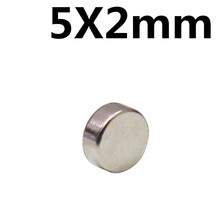 *100pcs 5x2 mm N35 Super Strong Powerful Small Round Rare Earth Neodymium Magnets 5 * 2 mm 2024 - buy cheap