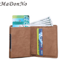 Anti Rfid Blocking Credit Card Holder Metal Wallet Business Bank secure id  Creditcard Holder Travel Wallet Card Case Pocket 2024 - buy cheap