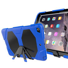 Чехол для Ipad 4 3 2 Tablet Hybrid Armor водонепроницаемый противоударный пыленепроницаемый детский безопасный силиконовый чехол-подставка для Apple Ipad 2 3 4 2024 - купить недорого