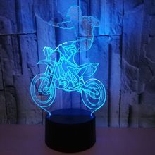 Luzes 3d off road com efeitos especiais, luminária decorativa pequena de mesa com luz noturna led colorida para efeitos especiais 2024 - compre barato