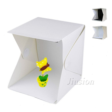 Mini Lightbox Folding Softbox with LED Lights Portable Photo Box for Photography Studio LED Lighting Room Tent for DSLR Cameras 2024 - buy cheap