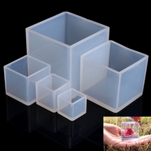 New Silicone Pendant Mold Jewelry Making Cube Resin Casting Mould DIY Craft Tool 2024 - buy cheap
