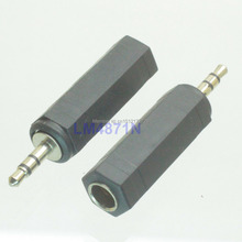 10pcs Stereo Female 6.35mm 1/4" Jack to Male 3.5mm 1/8" Headphone Adapter 2024 - buy cheap