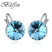 100% Original Crystals From Austria Elements Earrings 2018 Fashion Unique Design Drop Earrings Wedding Bridal for Women Gift 2024 - buy cheap