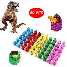 Original 60Pcs Funny Inflatable Child Magic Growing Dino Eggs Hatching Dinosaur Add Water Kids Toy Educational Toys for Children 2024 - buy cheap