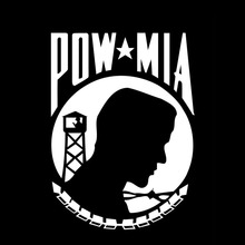 HotMeiNi Car Sticker Jdm styling Window Bumper Decal Vinyl Truck Body Decals Waterproof POW MIA 13*18cm 2024 - buy cheap