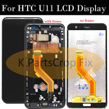 100% probado para 5,5 "HTC U11 LCD pantalla táctil digitalizador piezas de repuesto 2560*1440 para HTC u-3w U-1w U-3u LCD 2024 - compra barato