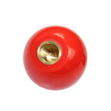 2Pcs M5 M6 M8 M10-M16 Bakelite ball 10mm-50mm OD brass Copper core hand nuts spherical Round Handle mechanical Grip nut red 2024 - buy cheap