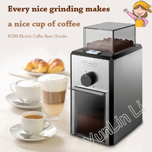 Molinillo de café eléctrico de acero inoxidable, molino de café Espresso de doble disco, máquina de café comercial para el hogar, KG89 2024 - compra barato