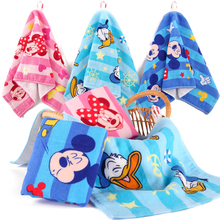 Disney toalha de algodão para crianças, mickey mouse, princesa frozen, elsa ann, bebê, toalha macia para meninos e meninas, presente, frete grátis 2024 - compre barato