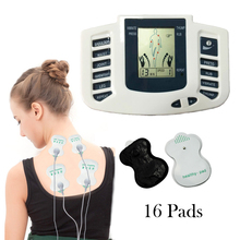 Body foot neck massage massager electric 16 pad Muscle Relax Pain Relief Stimulator Massageador Tens Acupuncture Therapy Machine 2024 - buy cheap