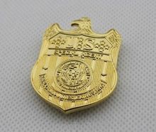 custom gold 3D badges top quality customized badges Newly custom name badges hot sales usa metal  Badge & Emblem lapel pin 2024 - buy cheap