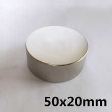 1pcs  50 * 20mm super strong neodymium magnet N35 disc permanent magnet rare earth art process neodymium iron boron magnet 2024 - buy cheap