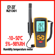 RZ измеритель влажности Измеритель температуры ЖК-дисплей термо-гигрометр 2,5 дюйма отдельный Измеритель температуры и влажности GM1361 2024 - купить недорого
