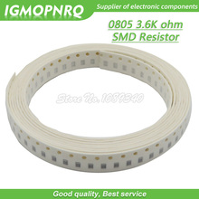 300pcs 0805 SMD Resistor 3.6K ohm Chip Resistor 1/8W 3.6K 3K6 ohms 0805-3.6K 2024 - buy cheap
