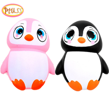 Сжимаемые пингвина, животные, медленно поднимающиеся, большие сжимаемые игрушки для снятия стресса, сжимаемые игрушки для детей, рождественский подарок, антистресс 2024 - купить недорого