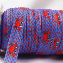 161778 ,16MM cartoon Fold Over Elastic Ribbon , 5 yards Hair ring DIY handmade clothing accessories 2024 - buy cheap