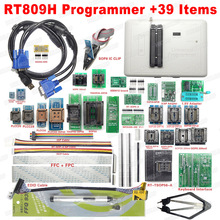 Newest Version RT809H EMMC-Nand FLASH Programmer + 39 Items WITH CABELS EMMC-Nand 2024 - buy cheap