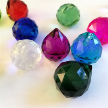 Free Shipping 260pcs/Lot 10 Colors Mixed 20mm Crystal Faceted Ball For Wedding Party Decoration And Event Supplies 2024 - buy cheap
