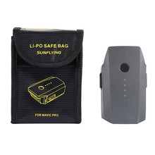 Lipo Battery Explosion-proof Safe Bag for DJI Mavic Pro Battery Fireproof Case Fiber Storage Box Protector 2024 - buy cheap