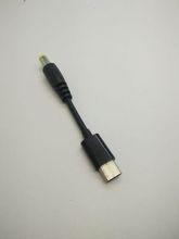 Cable adaptador USB 3,1 tipo C a DC 5,5x2,1, Cable de extensión de alimentación MM/MF recto/codo 20cm negro 2024 - compra barato