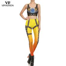 Pantalones de gran VIP FASHION para mujer, pantalones de Fitness para correr, diseño de patrón de juego impreso en 3D, Sexy, Cosplay 2024 - compra barato