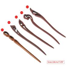 JAVRICK Natural Wood Hairpins Hair Stick Vintage Jewelry Handmade Hairwear Chinese Style Hair Accessories 2024 - buy cheap