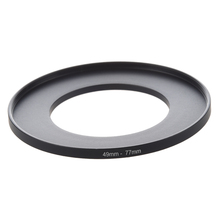 CLCU Camera Lens Filter Step Up Ring 49mm-77mm Adapter Black 2024 - buy cheap