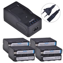 Durapro 4x7200mAH NP-F960 NP-F970 Camera Batteries +LED Ultra Rapid Charger for Sony DCR-VX2100,DSR-PD150,PD170,FDR-AX1,HDR-AX20 2024 - buy cheap