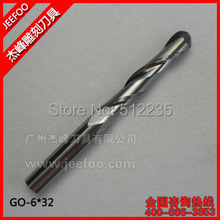 6*32 Solid Carbide Two Spiral Flute Ball Nose Bits Router bits 2024 - buy cheap