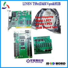 linsn TS802 sending card + RV901+hub75 video full color led screen controller card 2024 - buy cheap