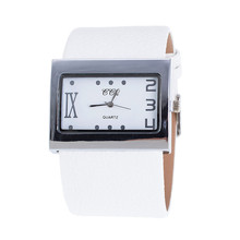 CCQ Роскошные брендовые кожаные часы, женские наручные часы, женские кварцевые часы с прямоугольным циферблатом, аналоговые женские часы bayan kol B30 2024 - купить недорого
