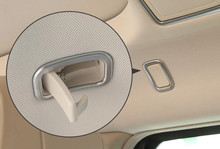 Для Mercedes Benz S класс салона автомобиля внутренняя задняя крыша подвесной крюк рамка отделка Стайлинг блёстки стикер 2 шт./компл. 2024 - купить недорого