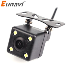 Eunavi Rear View Camera Waterproof Full HD CCD Car Rear Camera 4 LED Night Vision Car Parking Assistance Parktronic Camera 2024 - buy cheap